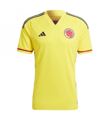 Lacne Muži Futbalové dres Kolumbia 2022 Krátky Rukáv - Domáci